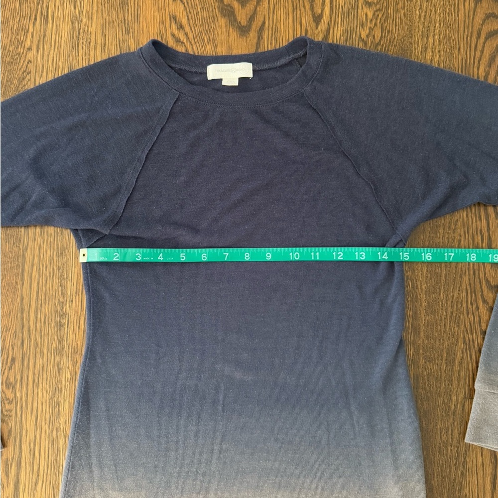 LIKE NEW Treasure & Bond Ombré Top Size XXS - Picture 10 of 11